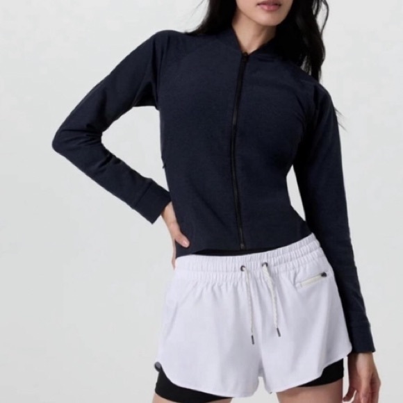 NWT Vuori Elevation Track Jacket in Midnight Heather Size Medium - Picture 6 of 8